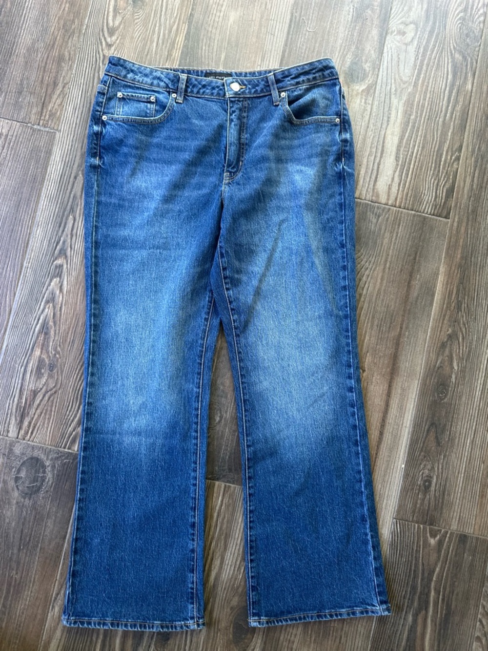 Free Assembly Mid Rise Bootcut Jeans - Blue - Picture 12 of 13